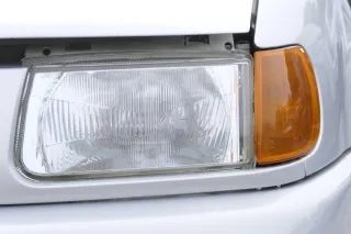 VW Polo 6N Kühlergrill Grillleiste silber LB7Z sat vorne Leiste Grill VW Zeichen - Bild 2