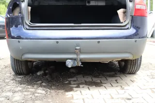 Audi A6 4B Limousine Stoßstange hinten Heckstoßstange Stoßfänger blau LZ5L PDC n - Bild 4