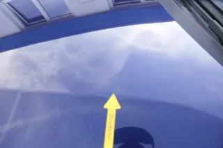 VW Passat 3BG Motorhaube Klappe vorne vorn Haube blau LB5N indigoblau - Bild 9