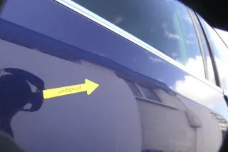 VW Passat 3B 3BG 3B6 Kombi Avant Tür hinten rechts mit Scheibe blau LB5N - Bild 4