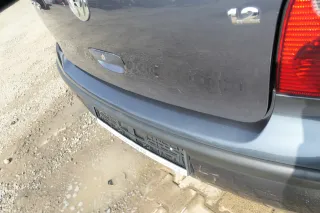 VW Polo 9N 9N3 Stoßstange Heckstoßstange hinten grau LC7V - Bild 5