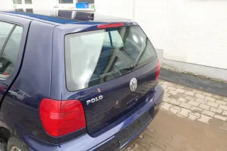 Polo 6N2 Heckklappe Klappe hinten Kofferraumklappe blau LB5N Scheibe - Bild 4