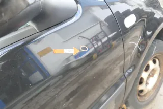VW Polo 6N 6N2 Tür vorne rechts Beifahrertür 2/3-Türer schwarz LC9Z - Bild 5