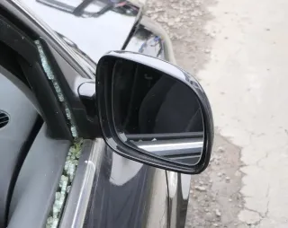 VW Passat 3B 3BG elektrischer Spiegel Außenspiegel rechts Glas schwarz L041 - Bild 2