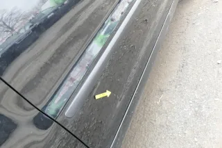VW Fox 5Z Tür vorne links Fahrertür schwarz L041 - ohne Anbauteile - Bild 3