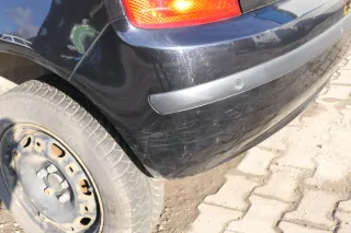 Skoda Fabia 6Y Schrägheck Stoßstange hinten Heckstoßstange schwarz LF9R PDC - Bild 5