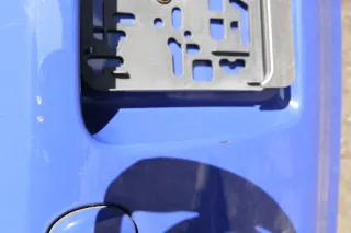VW Polo 6N2 Stoßstange hinten Heckstoßstange Stoßfänger blau LA5C surf - Bild 8