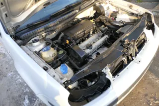 VW Golf 4 1J Stoßstange vorne Stoßfänger vorn silber LB7Z - Bild 5