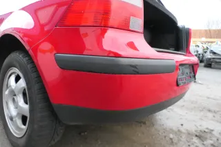 VW Golf 4 Limousine Stoßstange hinten Heckstoßstange Stoßfänger rot LY3D - Bild 6