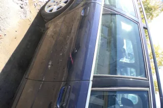 Audi A6 4B C5 Tür Türblatt hinten rechts blau LZ5L mit Rahmen - Bild 2