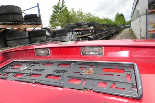 Passat 3A 35i Kombi Variant Heckklappe Klappe Kofferraumklappe rot LY3D Scheibe - Bild 8