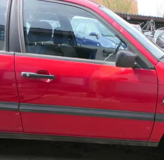 VW Passat 3A 35i Kombi Limo Tür vorne rechts Beifahrertür rot LY3D ohneAnbautei - Bild 1