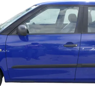 Fabia 5J Kombi + Limo Tür vorne links Fahrertür - blau LF5K -ohne Anbauteile - Bild 1