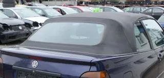 VW Golf 3 & 4 1E Cabrio Dach Scheibe Verdeck schwarz elektrisch - Mängel - Bild 3