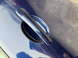 VW Polo 9N 9N3 Tür hinten links 4/5-Türer blau LB5N - ohne Anbauteile - Bild 2
