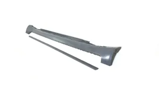 Audi A4 8E B6 B7 Blende Holm links unten Schweller Verkleidung grau - Bild 2