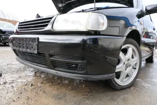 Polo 6N Stoßstange vorne breite Styling XXL Frontstoßstange schwarz L041 +Gitter - Bild 4