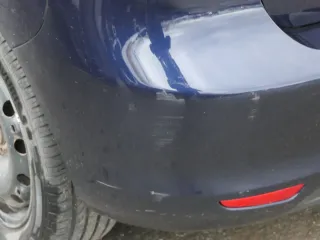 Seat Ibiza 6L Stoßstange Heckstoßstange hinten blau LW5U Facelift - Bild 11