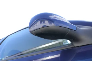 VW Golf 4 Bora elektrischer Spiegel vorne rechts Außenspiegel blau LB5N Glas - Bild 2