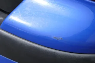 VW Golf 4 Bora Kombi Stoßstange hinten Heckstoßstange Stoßfänger blau LW5Z - Bild 2
