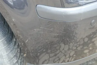 VW Polo 9N 9N3 Stoßstange Heckstoßstange hinten schwarz LC9Z - Einparkhilfe PDC - Bild 8
