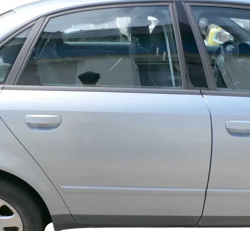 Audi A4 B6 8E nur Türblatt Tür hinten rechts blau LY7R Kombi+Limo - Bild 1