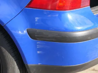 VW Golf 4 Limousine Stoßstange hinten Heckstoßstange Stoßfänger blau LW5Z - Bild 16