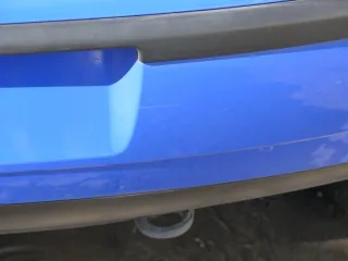 VW Polo 9N 9N3 Stoßstange Heckstoßstange hinten blau LA5F - Bild 2