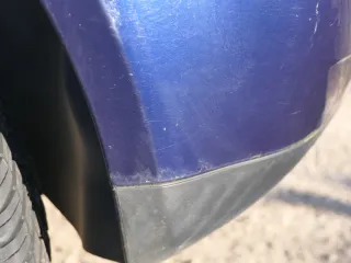 VW Polo 9N 9N3 Stoßstange Heckstoßstange hinten blau LB5N - Bild 11