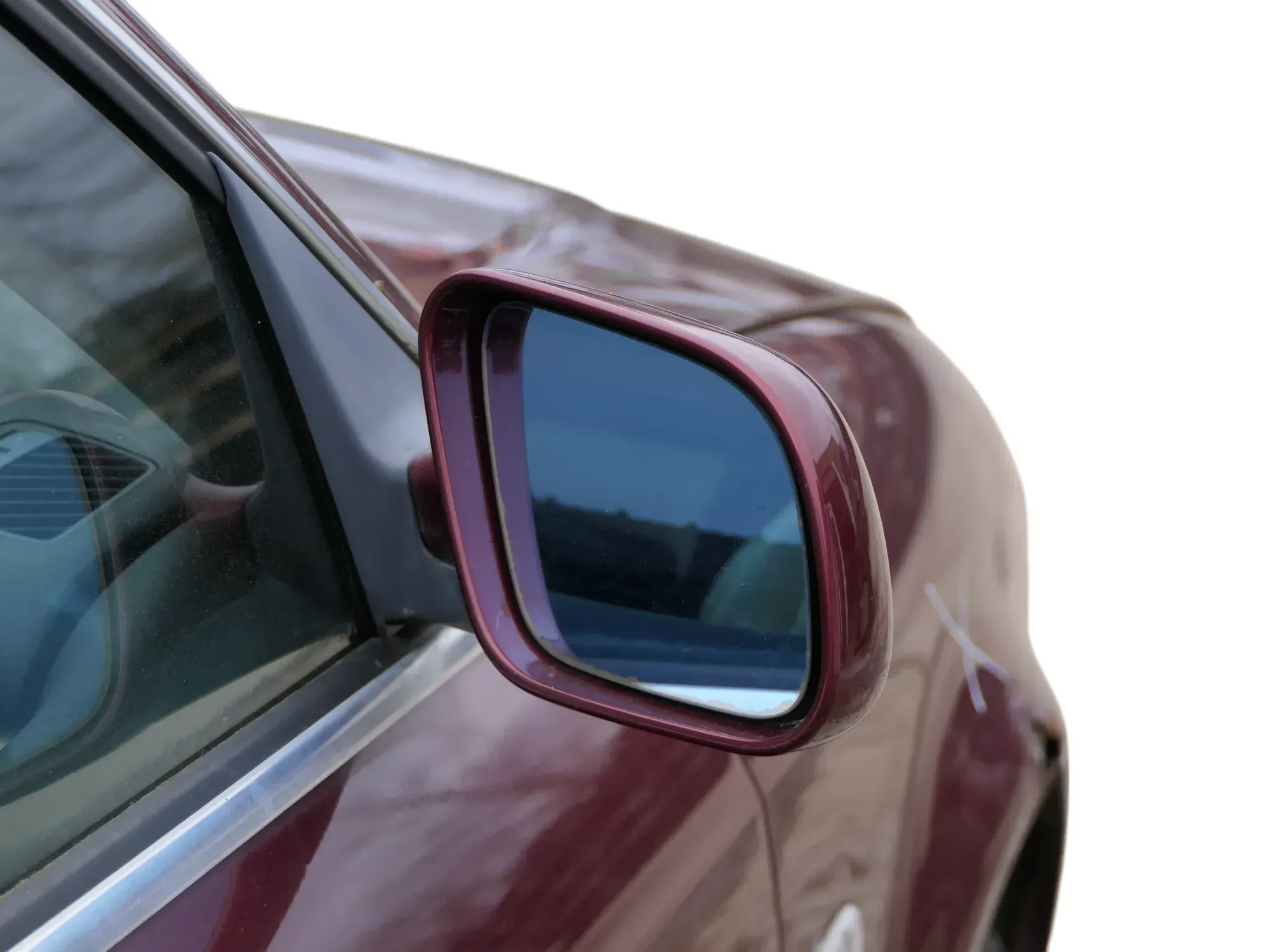 Audi A6 4B Spiegel Außenspiegel rechts elektrisch rot LZ3L + GLAS - Bild 1