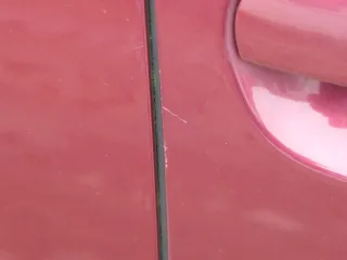 Audi A6 4B C5 Tür nur Türblatt vorne rechts Beifahrertür rot LZ3L - Dellen! - Bild 4