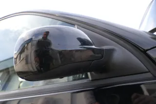 VW Lupo Arosa mechanischer manueller Außenspiegel rechts schwarz L041 - Bild 1
