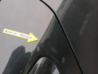 Audi A6 4B C5 Tür Türblatt hinten links nur Türblatt schwarz LZ9W -ohneAnbauteil - Bild 4