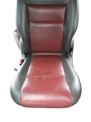 VW Sharan 7M Galaxy 1x Sitz hinten links Rücksitz 6+7 Sitz Leder rot - Bild 2