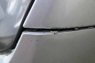 Fabia 6Y Stoßstange Stoßfänger vorne grau silber LF7T Facelift-Gitter NSW-MÄNGEL - Bild 6