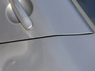 Golf 5 V 1K Tür Türrahmen hinten links 4/5-Türer grau LA7T -ohneAnbautei - Bild 2