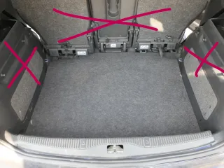 Roomster 5J Kofferraumteppich Teppich Kofferraum hinten Bodenbelag - Bild 1