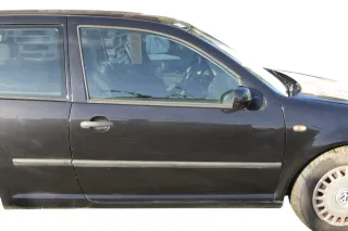 VW Golf 4 Tür vorne rechts Beifahrertür 2/3-Türer schwarz LC9Z ohnAnbauteile - Bild 2