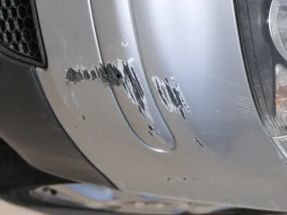 Seat Arosa 6H Stoßstange Frontstoßstange vorne grau silber LS7N Facelift + Grill - Bild 7