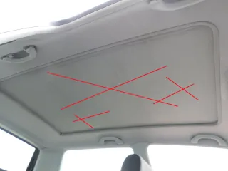 VW Polo 6N2 Himmel Innenraum Decke Dachhimmel Dach für Faltdach 2/3-Türer - Bild 1