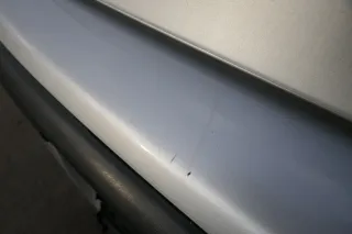 VW Polo 9N 9N3 Stoßstange Heckstoßstange hinten silber grau LA7W - Bild 8