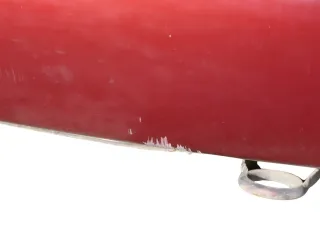 Skoda Fabia 6Y Kombi Stufenhec Stoßstange hinten Heckstoßstange rot braun LF3T - Bild 3
