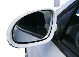 VW Passat 3C elektrischer Spiegel Außenspiegel links mit Glas Blinke weiß LB9A - Bild 5