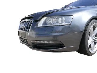 A6 4F Frontstoßstange Stoßstange vorn Stoßfänger grau LZ7S mit Grill - S-line - Bild 5