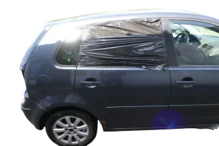 VW Polo 9N 9N3 Tür hinten rechts 4/5-Türer grau LC7V - ohne Anbauteile - Bild 1