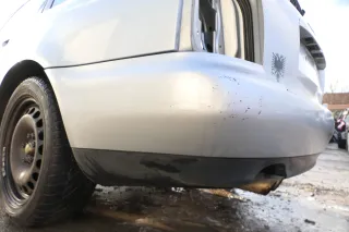 Audi A4 B5 Kombi Variant Stoßstange hinten Heckstoßstange silber LY7M - Bild 3