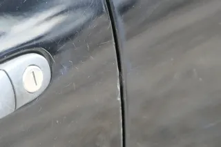 VW Polo 9N 9N3 Tür vorne links Fahrertür 2/3-Türer scharz L041 -ohne Anbauteile - Bild 5