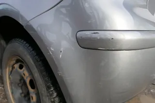VW Polo 9N 9N3 Stoßstange Heckstoßstange hinten grau LD7W - Bild 9
