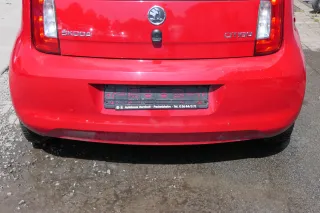 Skoda Citigo Stoßstange hinten Heckstoßstange rot LY3D - Bild 1