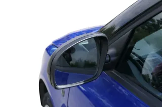 Skoda Fabia 5J mechanisch Spiegel Außenspiegel links mit Glas schwarz matt - Bild 3